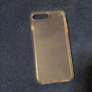 speck case; clear
